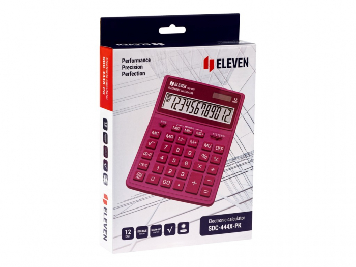 Calculator de birou 12 digiti, 204 x 155 x 33 mm, Eleven SDC-444XR [6]