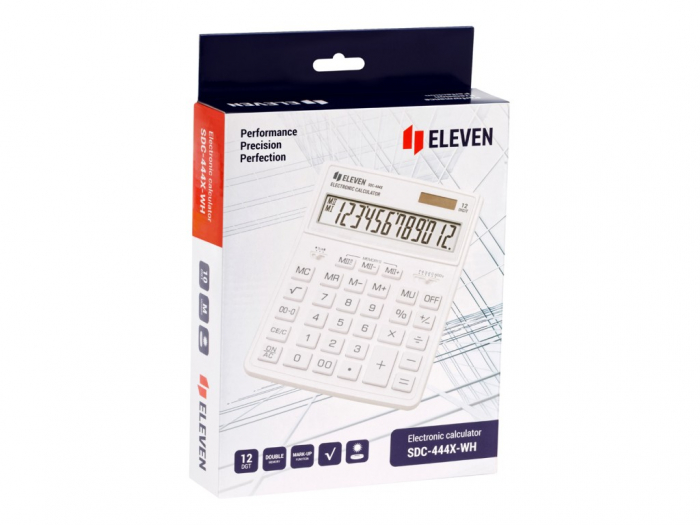 Calculator de birou 12 digiti, 204 x 155 x 33 mm, Eleven SDC-444XR [6]