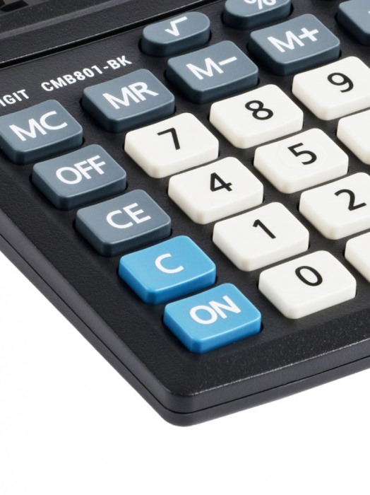 Calculator de birou 8 digiti, 137 x 102 x 31 mm, Eleven CMB801-BK [4]