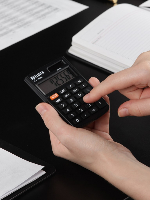 Calculator de buzunar 8 digiti, 88 x 58 x 10 mm, Eleven SLD-100NR [5]