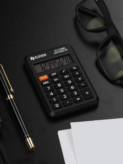Calculator de buzunar 8 digiti, 98 x 62 x 10 mm, Eleven LC-210NR [5]