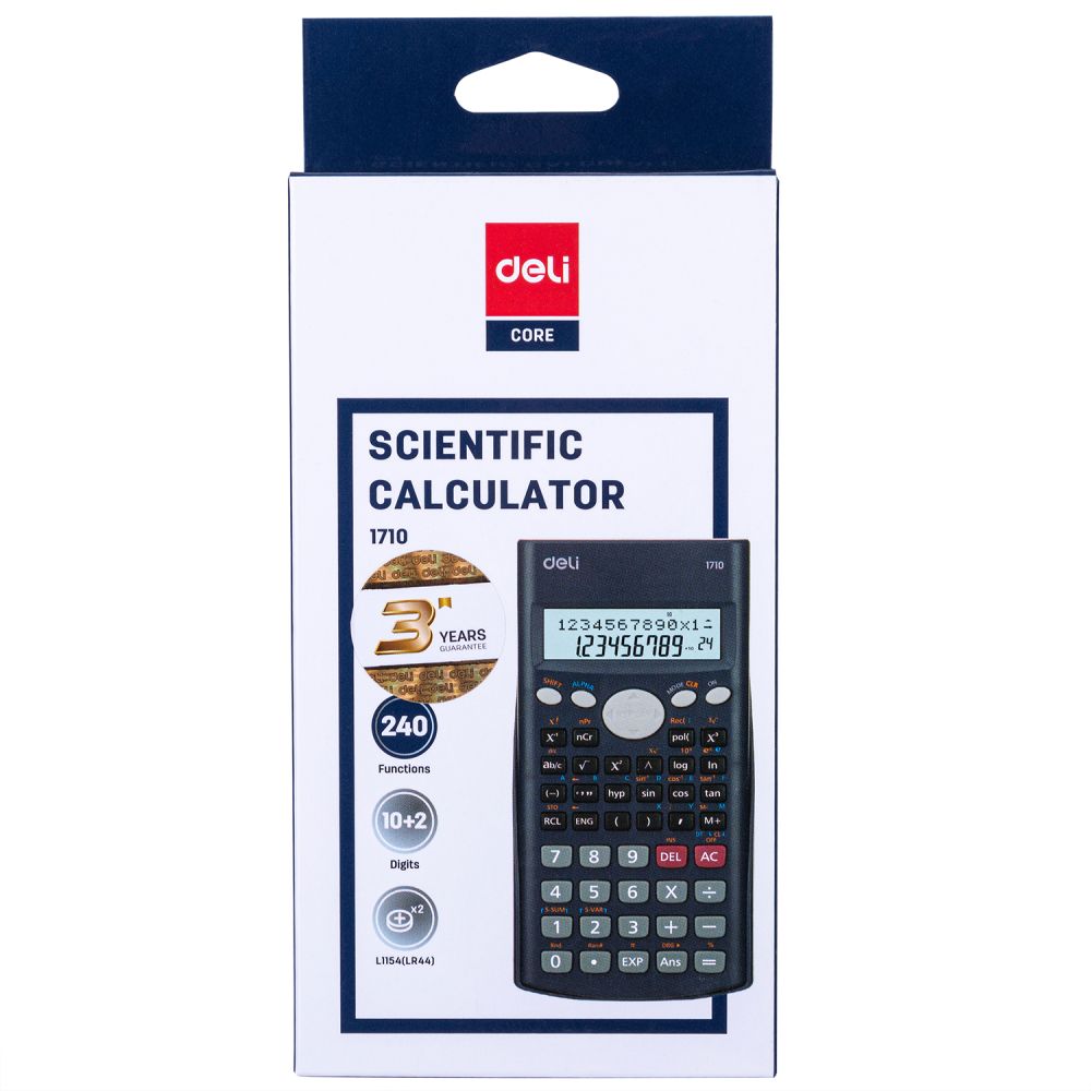 Calculator stiintific 12dig 240f deli [3]
