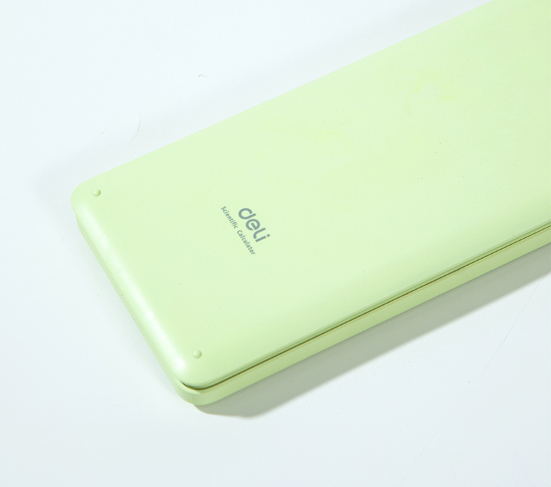 Calculator stiintific 12dig 240f vernil longreen plastic reciclat deli [5]