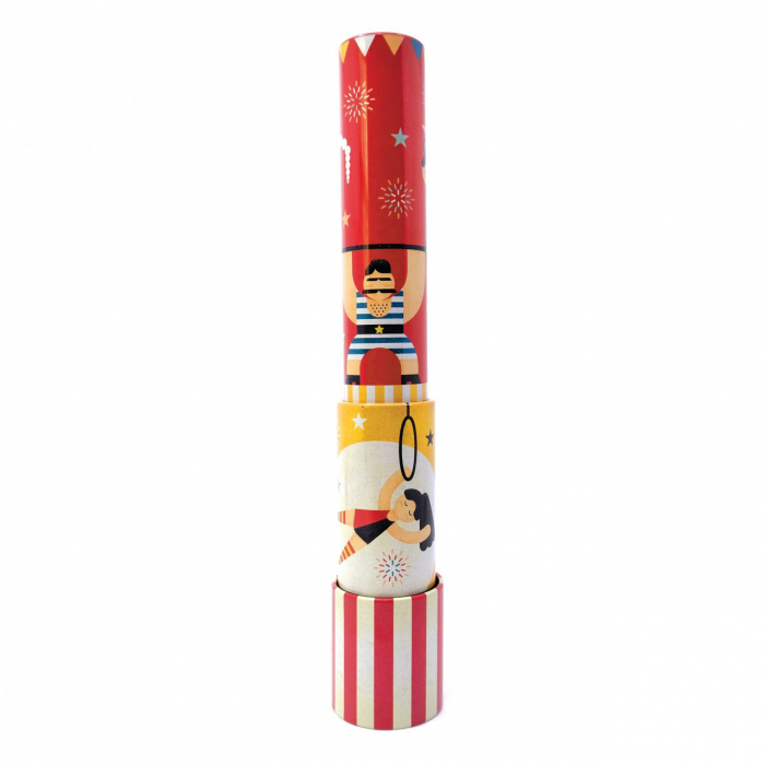 Caleidoscop Telescopic, Metalic, Circ, Rosu, Svoora, varsta 3 - 6 ani, Baiat, Fata [2]