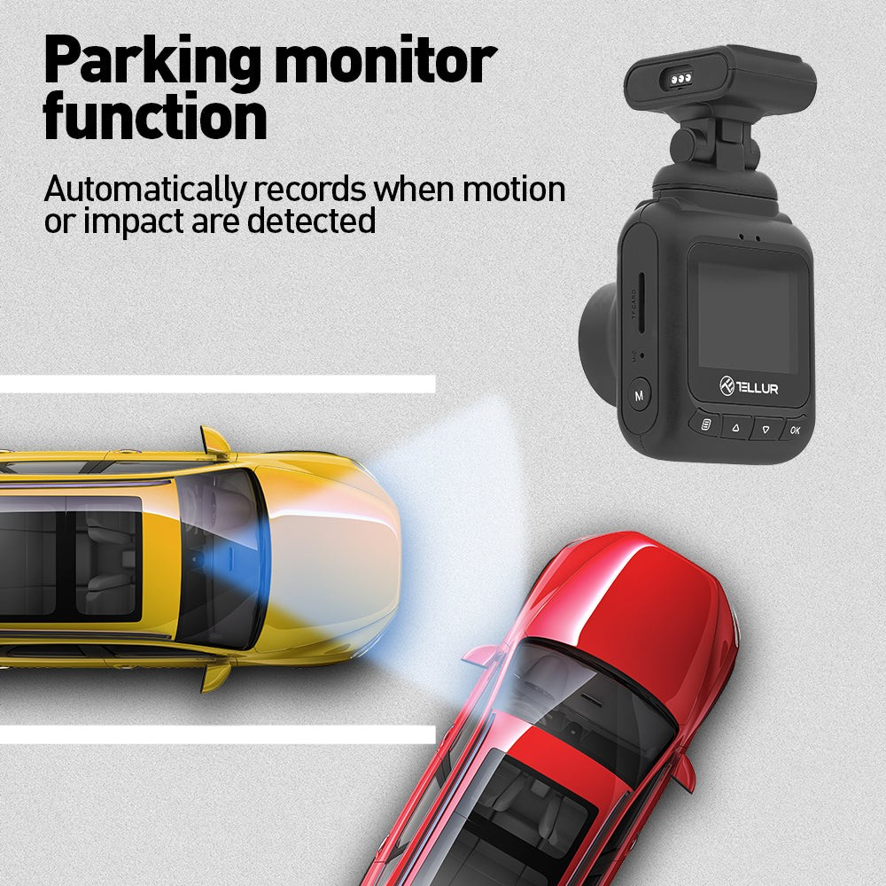 Cameră auto Tellur Dash Patrol DC1, FullHD 1080P, Black [7]