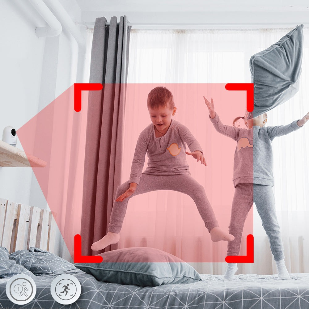 Cameră Interior WiFi Tellur Smart, 3MP, UltraHD, Autotracking, PTZ, Alb [6]