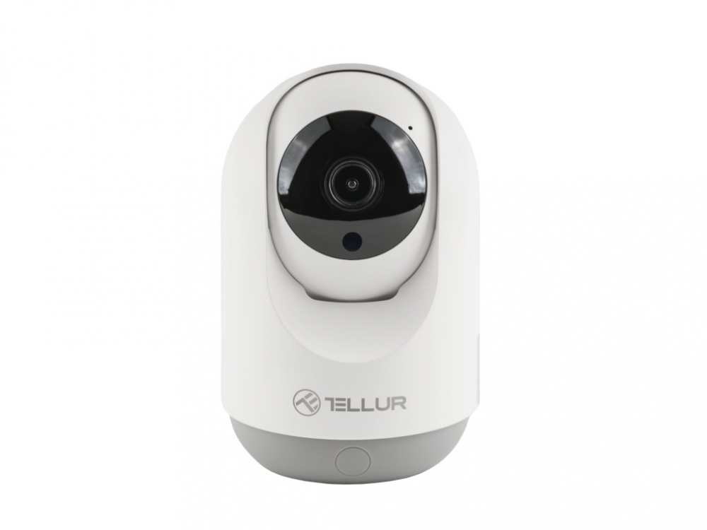 Cameră Interior WiFi Tellur Smart, 3MP, UltraHD, Autotracking, PTZ, Alb [1]