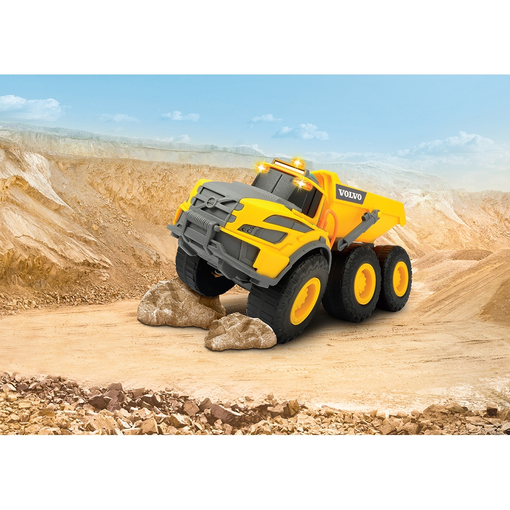 Camion basculant Dickie Toys Volvo Articulated Hauler 23 cm cu lumini si sunete [5]