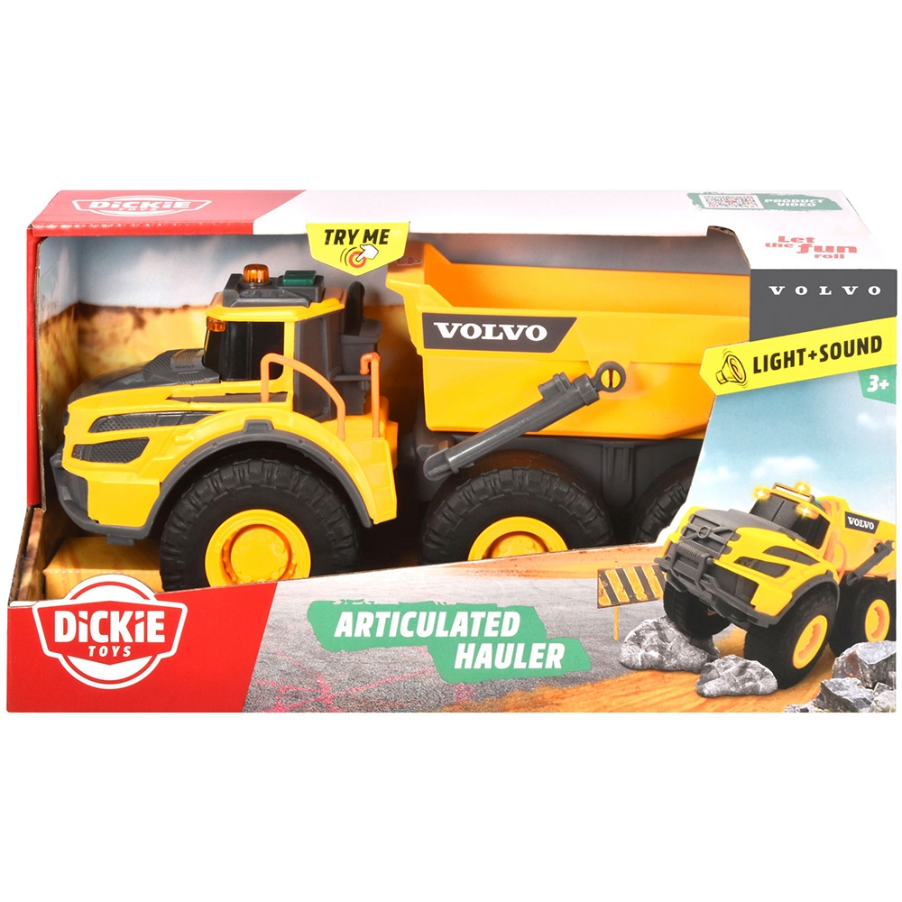 Camion basculant Dickie Toys Volvo Articulated Hauler 23 cm cu lumini si sunete [11]