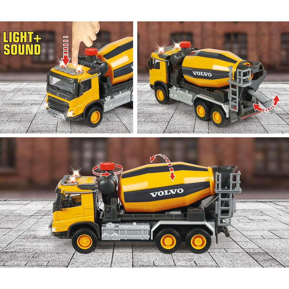 Camion betoniera Majorette Volvo Cement Mixer [4]