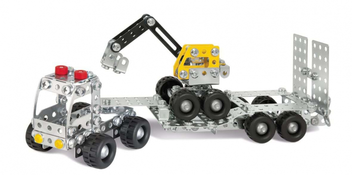 Camion cu remorca si excavator, Set de construit si asamblat [2]
