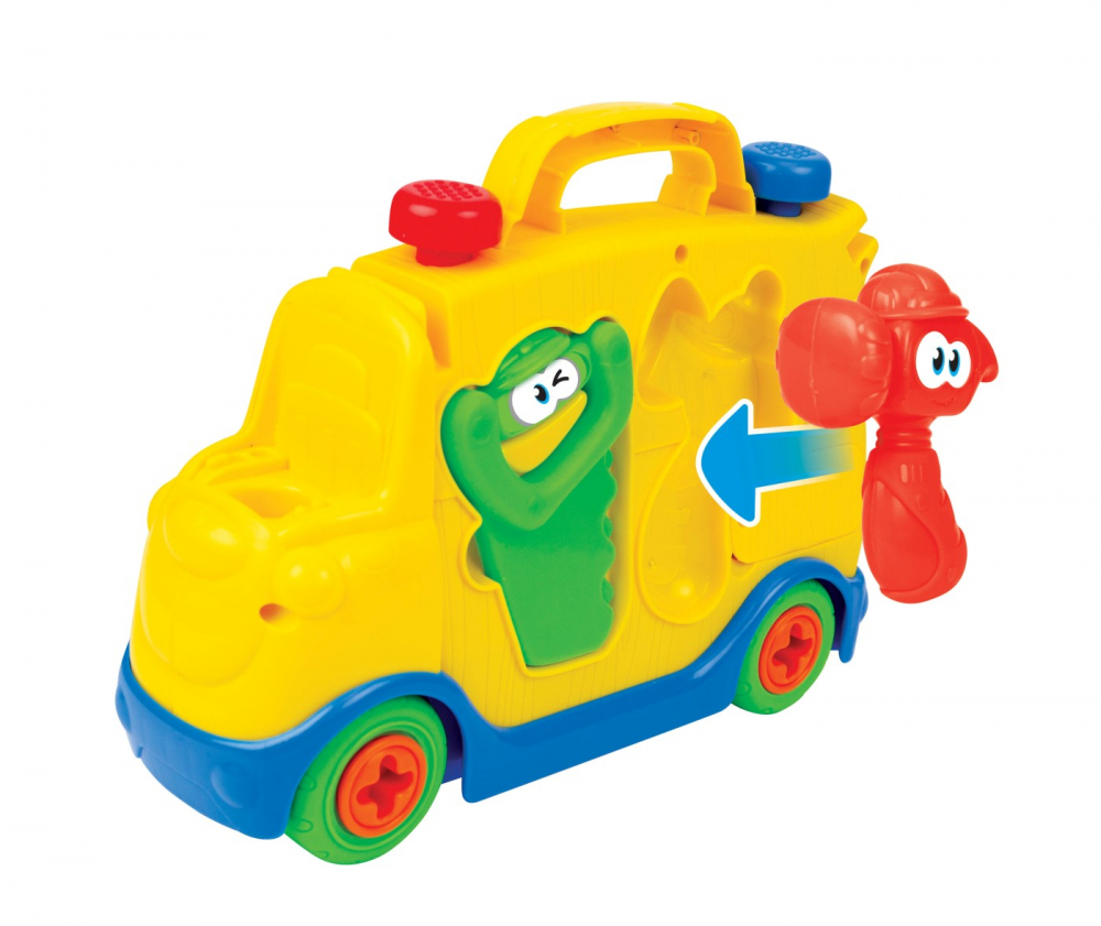 Camion cu unelte pentru bebelusi, winfun, varsta de la 2 ani la 4 ani [11]
