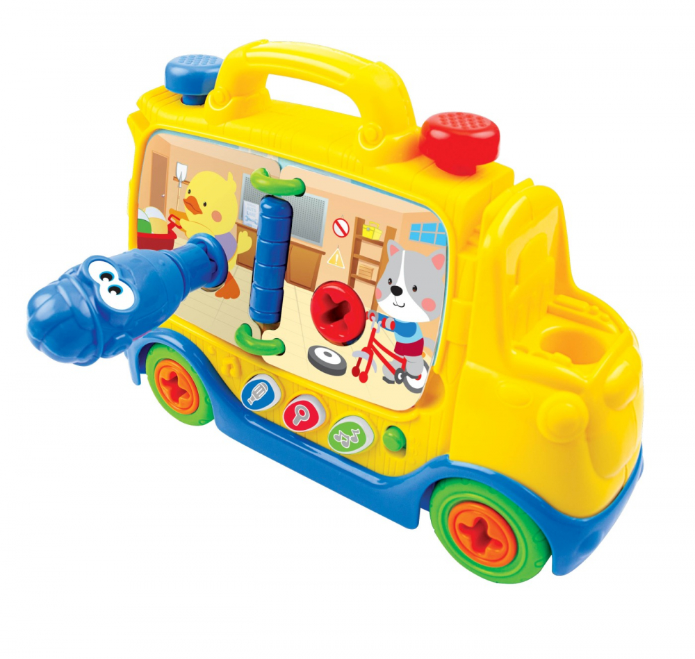 Camion cu unelte pentru bebelusi, winfun, varsta de la 2 ani la 4 ani [10]