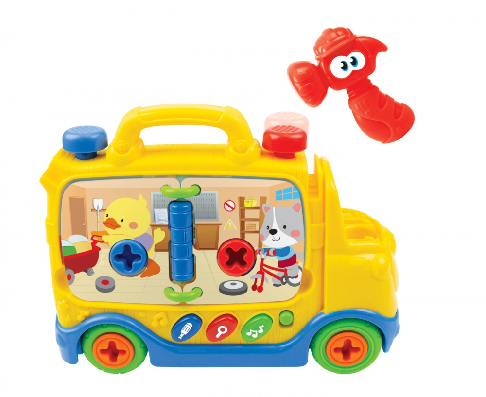 Camion cu unelte pentru bebelusi, winfun, varsta de la 2 ani la 4 ani [9]