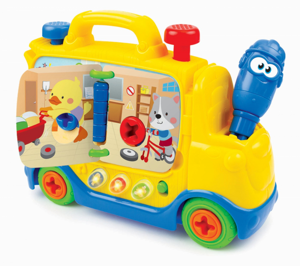 Camion cu unelte pentru bebelusi, winfun, varsta de la 2 ani la 4 ani [8]