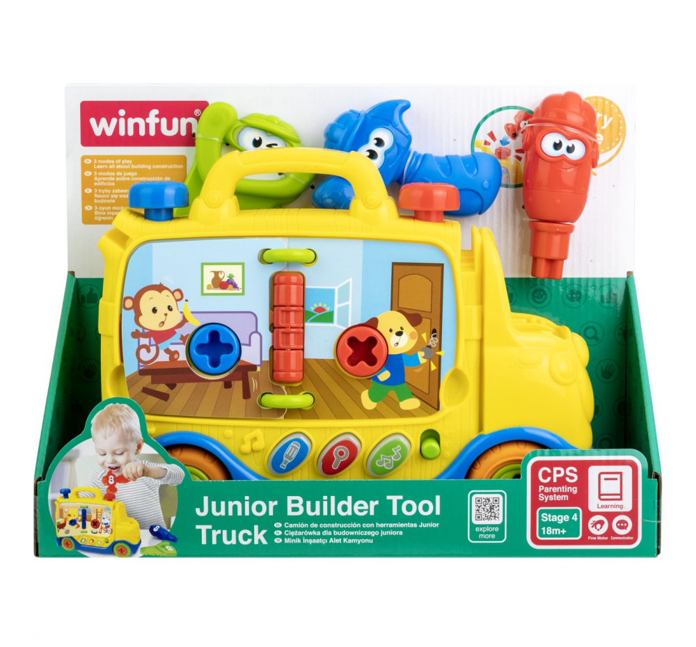 Camion cu unelte pentru bebelusi, winfun, varsta de la 2 ani la 4 ani [1]