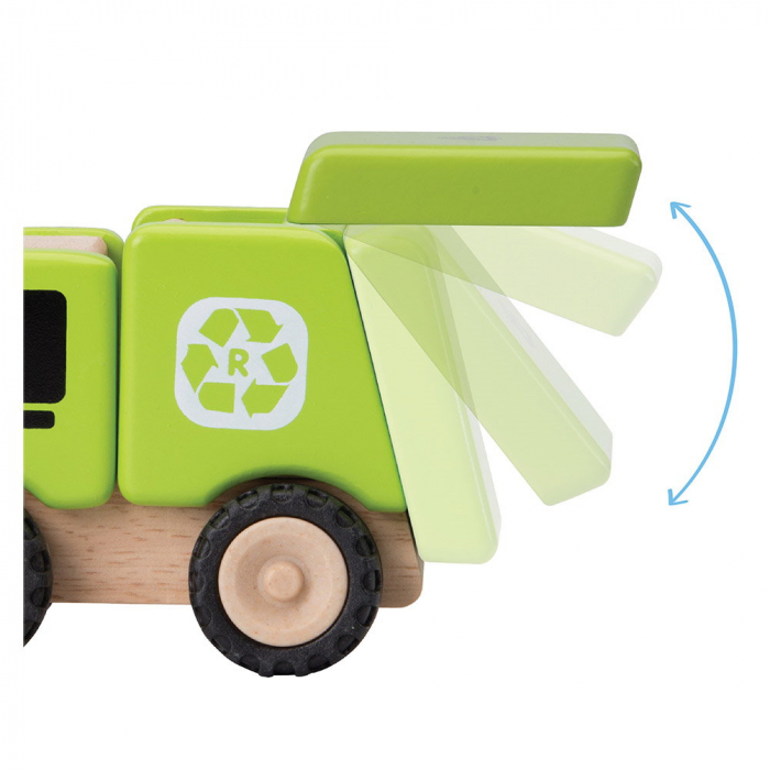 Camion de gunoi din lemn, Wonderworld [3]