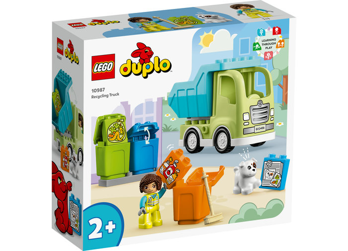 LEGO® DUPLO - Camion de reciclare 10987, 15 piese, varsta de la 2 ani la 4 ani [5]