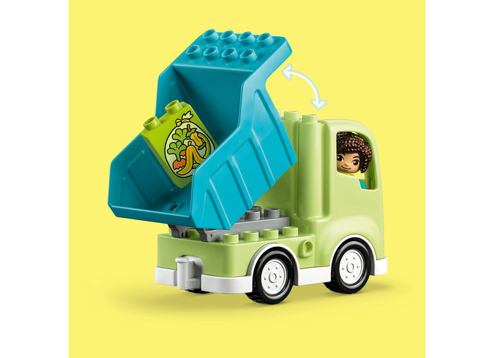 LEGO® DUPLO - Camion de reciclare 10987, 15 piese, varsta de la 2 ani la 4 ani [2]