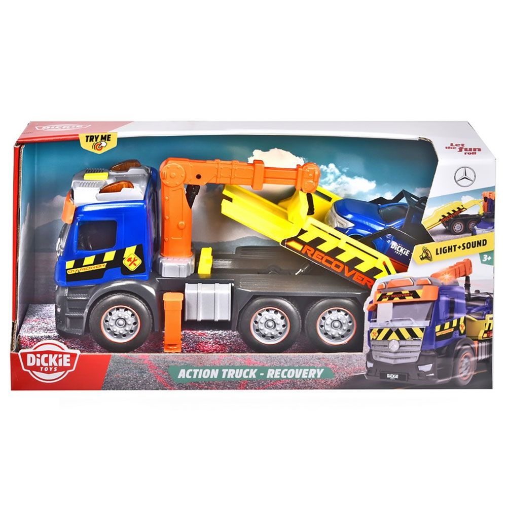 Camion de tractare Dickie Toys Mercedes Recovery cu masinuta [7]