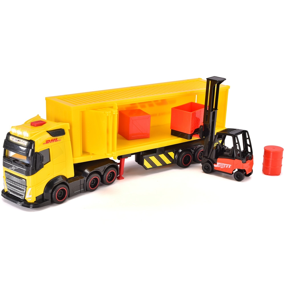 Camion Dickie Toys DHL Heavy Truck 35 cm cu lumini si sunete [6]