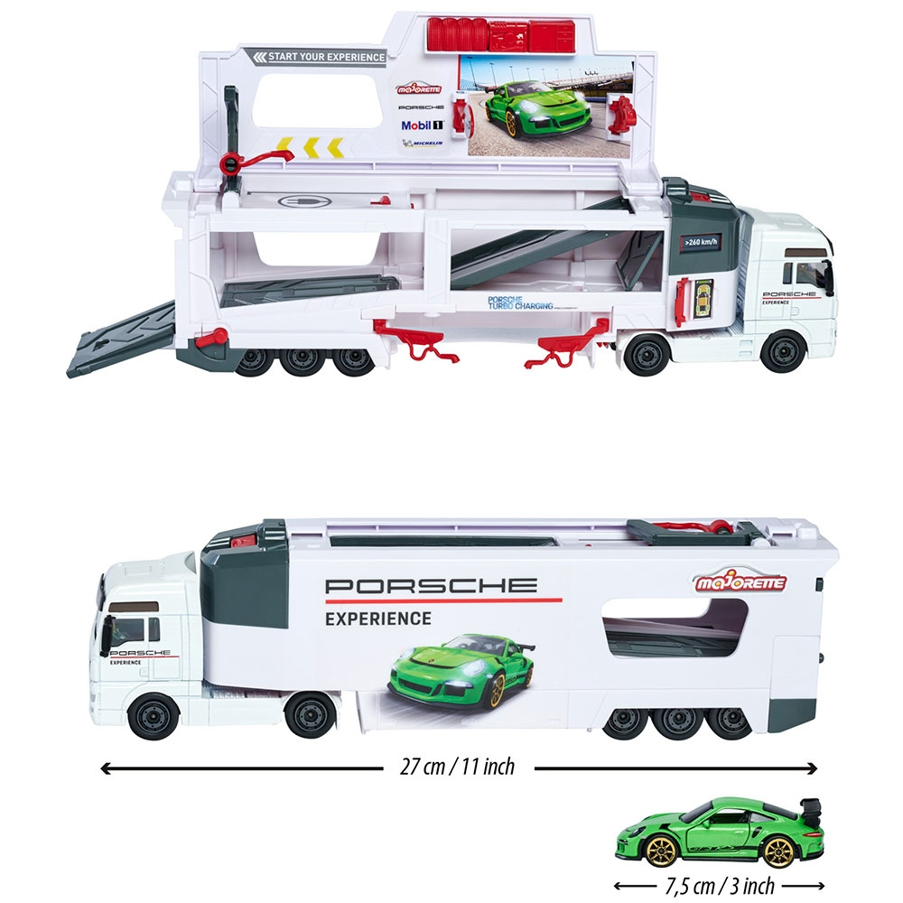 Camion Majorette MAN Tgx Porsche Experience cu 2 masinute [3]