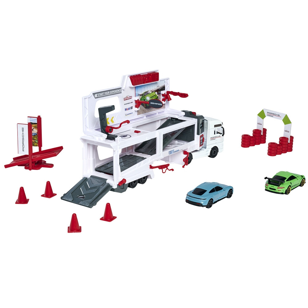 Camion Majorette MAN Tgx Porsche Experience cu 2 masinute [2]