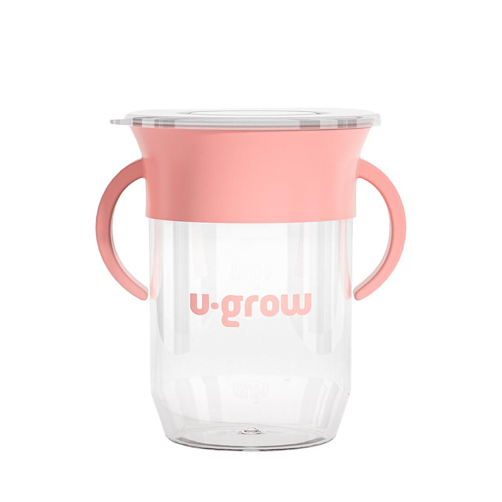 Cana 360 grade cu manere, roz, u-grow [1]