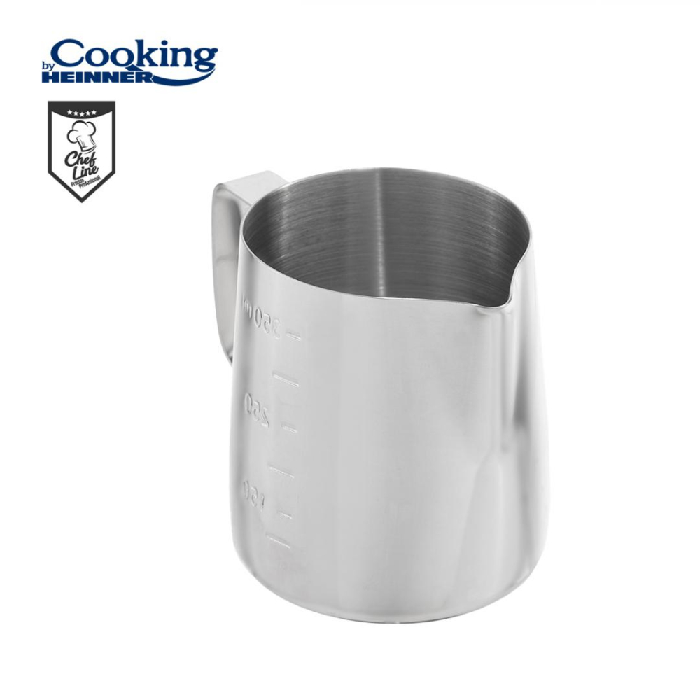 Cana inox lapte 350 ml, cooking by heinner, chef line [3]