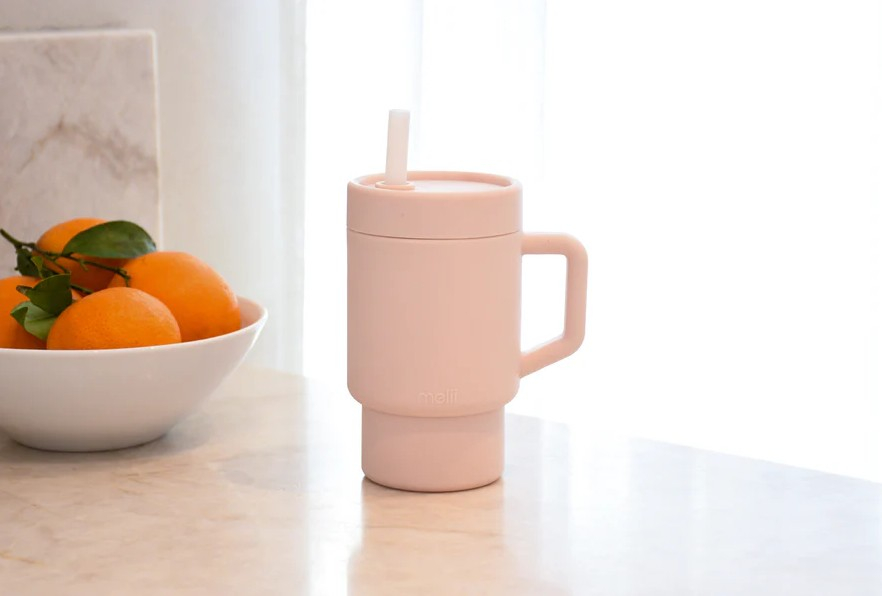 Cana silicon cu pai, melii, pink copii cu varsta peste 1 an [2]