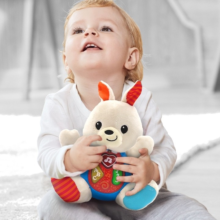 Canta si invata cu iepurasul bouncy pentru bebelusi, winfun, varsta de la 3 luni la 2 ani [3]