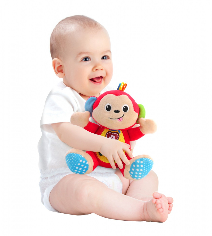 Canta si invata cu maimutica pentru bebelusi, winfun, varsta de la 3 luni la 2 ani [3]