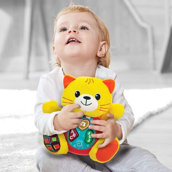 Canta si invata cu pisicuta kelsey pentru bebelusi, winfun, varsta de la 3 luni la 2 ani [3]