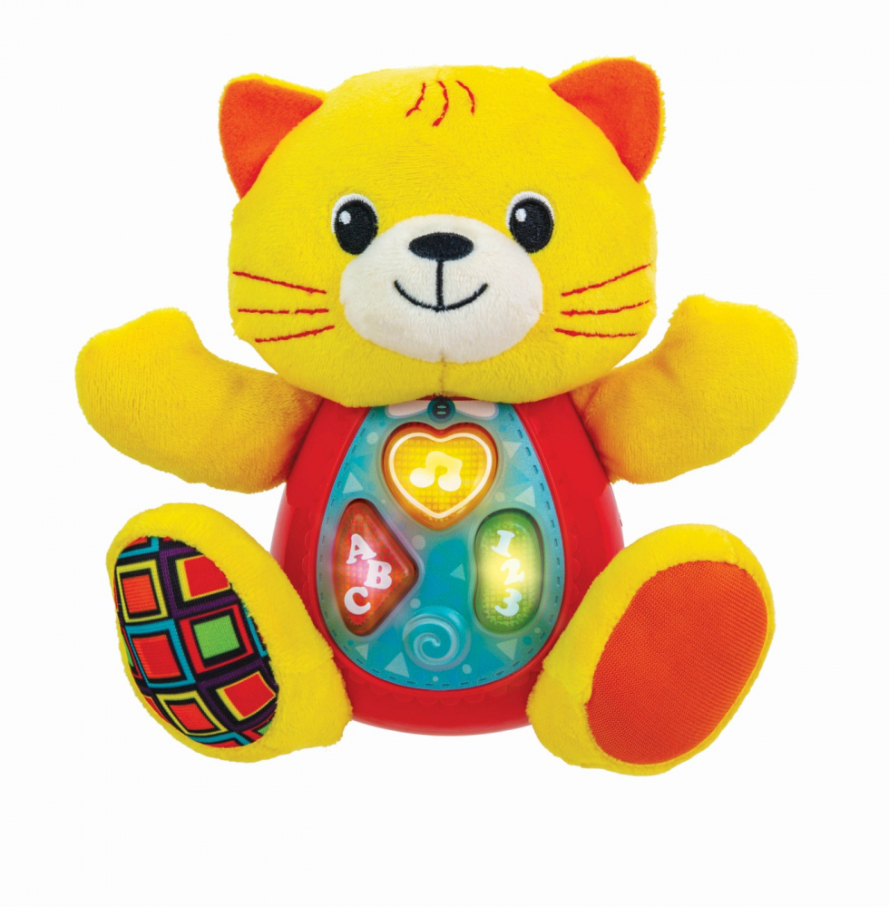 Canta si invata cu pisicuta kelsey pentru bebelusi, winfun, varsta de la 3 luni la 2 ani [2]