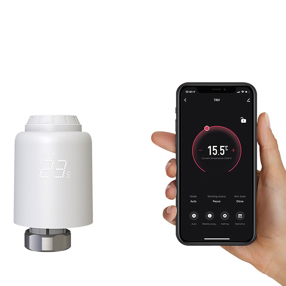 Cap termostatic WiFi Tellur Smart, RVSH1, LED, Alb [2]