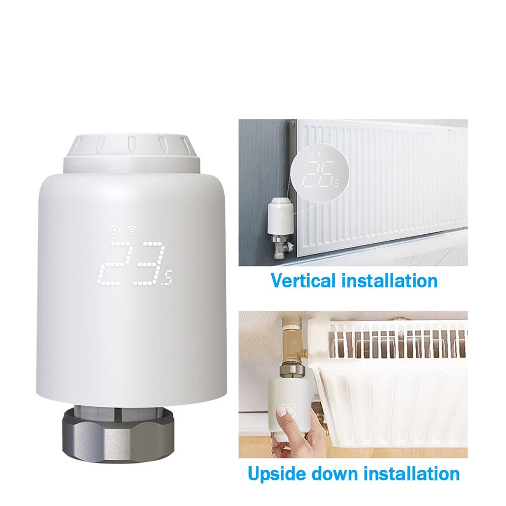Cap termostatic WiFi Tellur Smart, RVSH1, LED, Alb [6]