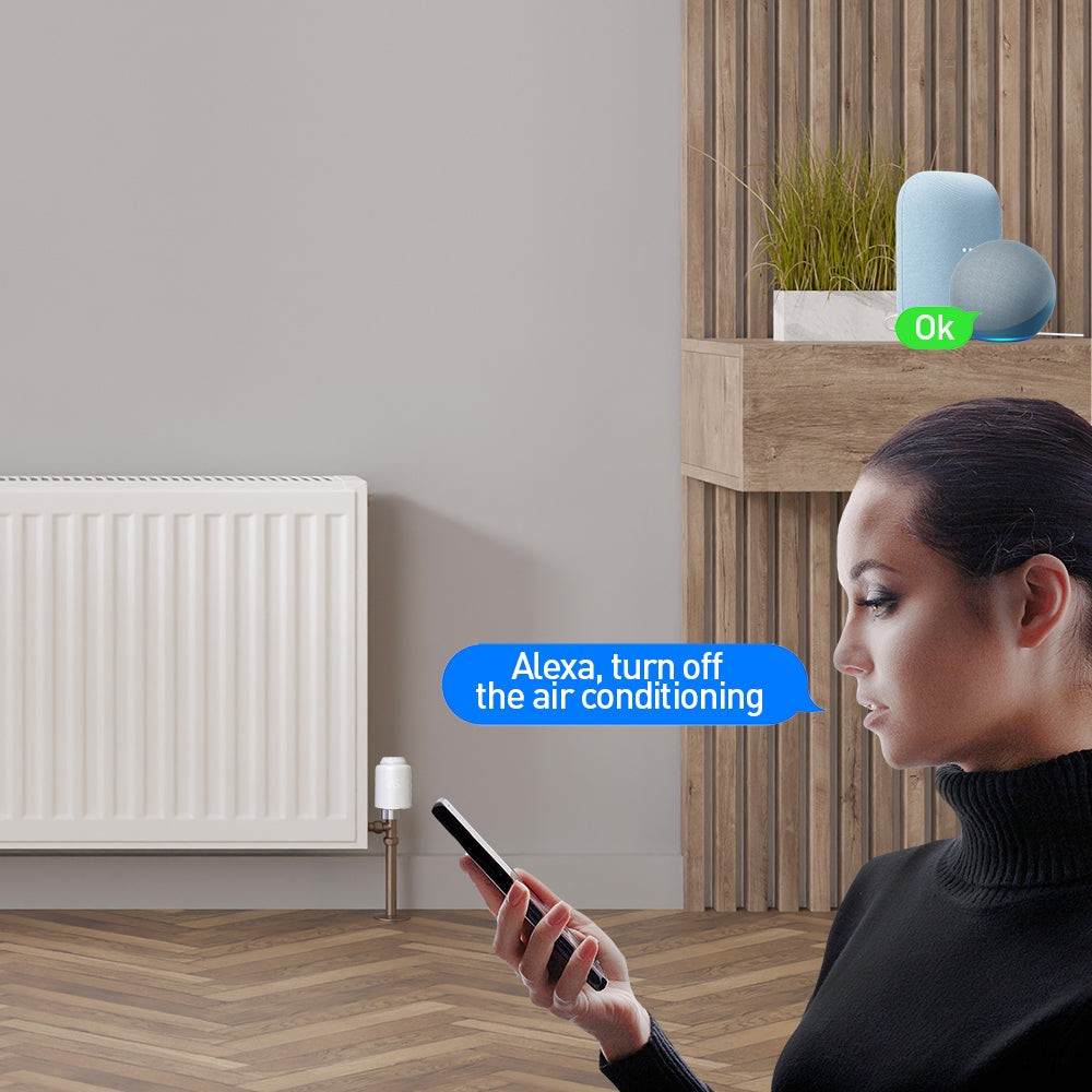 Cap termostatic WiFi Tellur Smart, RVSH1, LED, Alb [4]