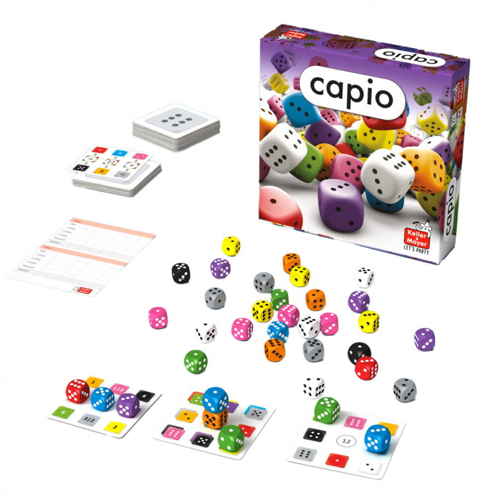 Capio társasjáték, 40 színes kockával [2]