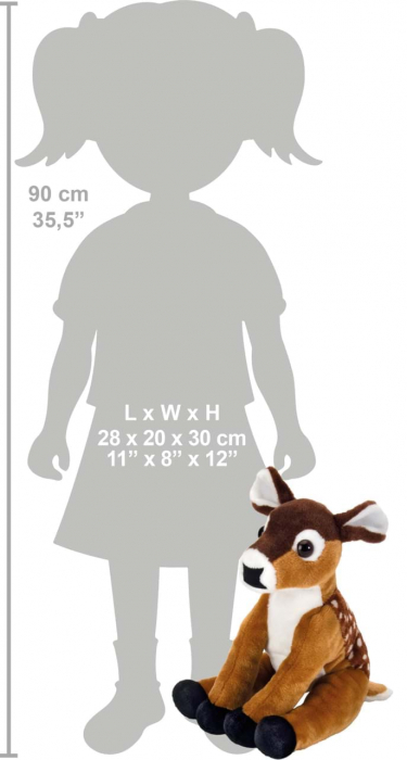 Caprioara - Jucarie Plus Wild Republic 30 cm [3]