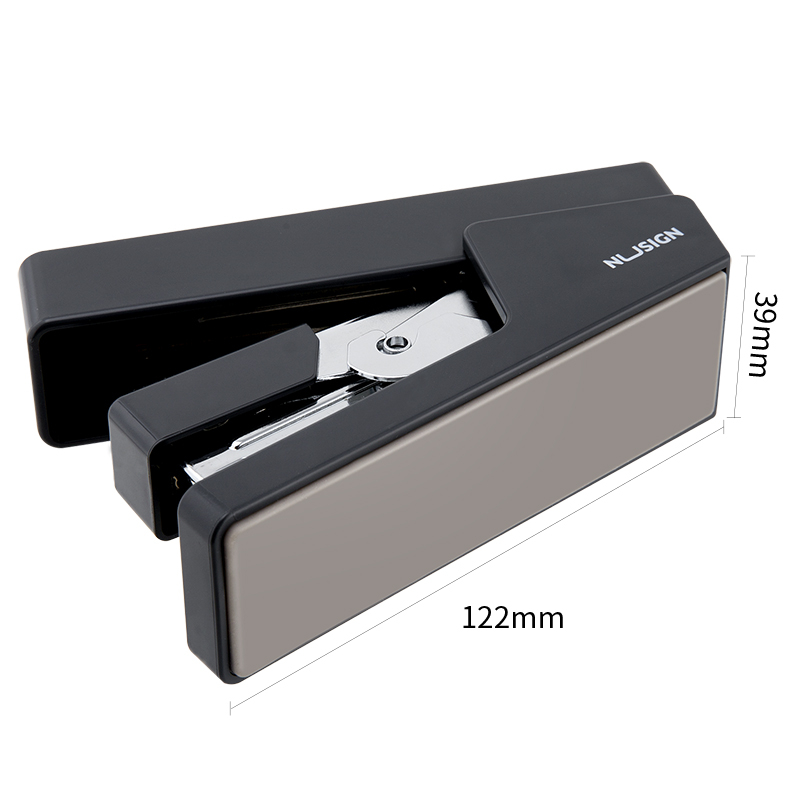 Capsator 25 coli 24/6, 26/6 corp metal negru nusign 081 deli [3]