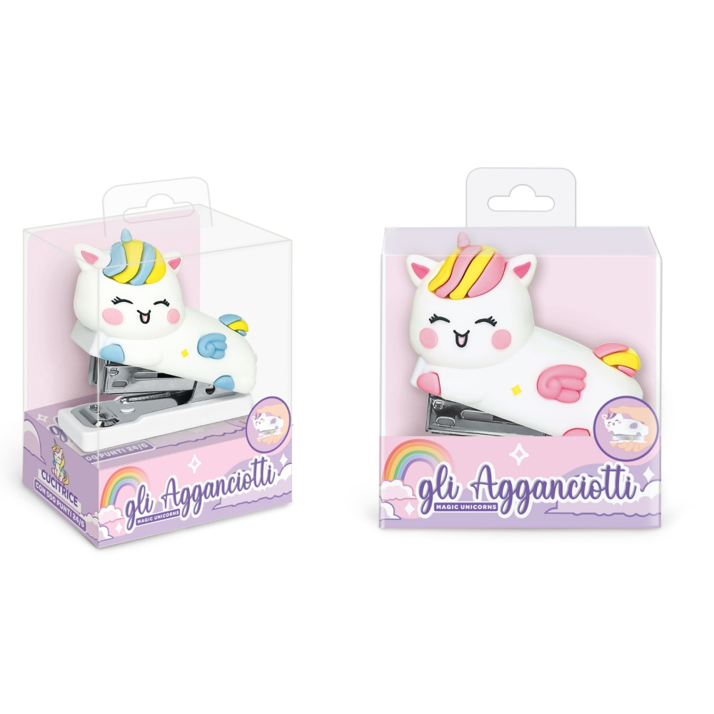 Capsator Magic Unicorns cu 500 capse incluse, 4 culori  varsta 3 ani+,6 ani+,8 ani+ [4]