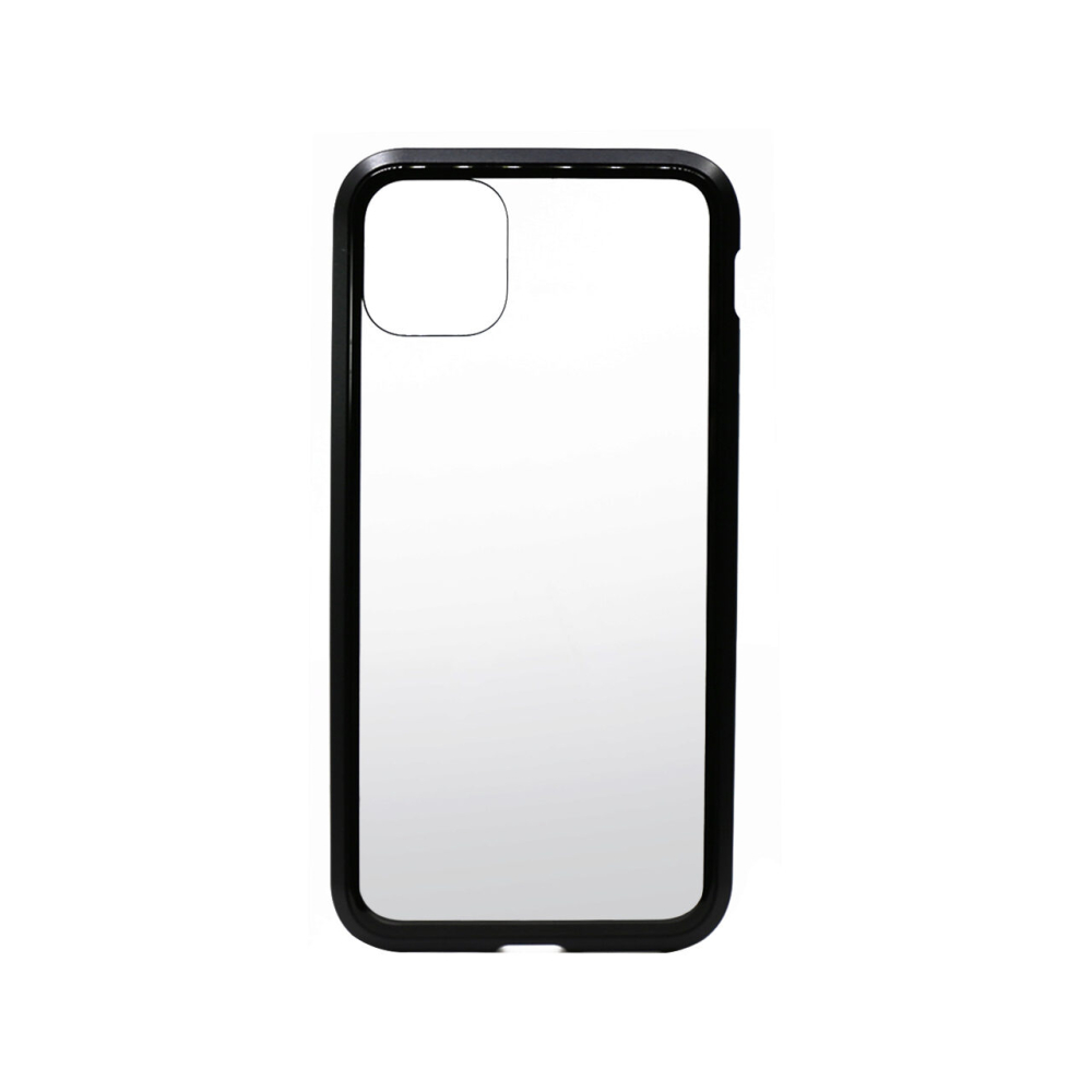 Carcasa iPhone 11 Pro Meleovo Magnetica Back Glass Black [3]