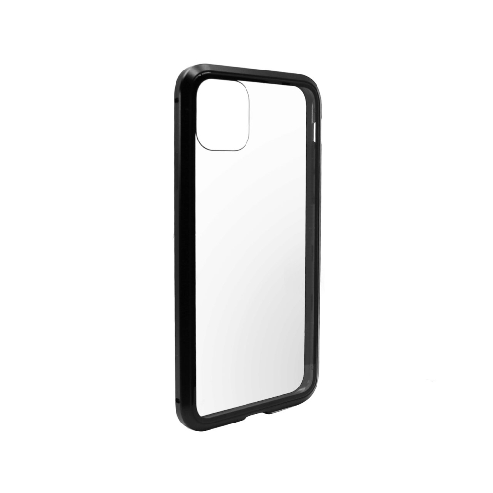 Carcasa iPhone 11 Pro Meleovo Magnetica Back Glass Black [2]