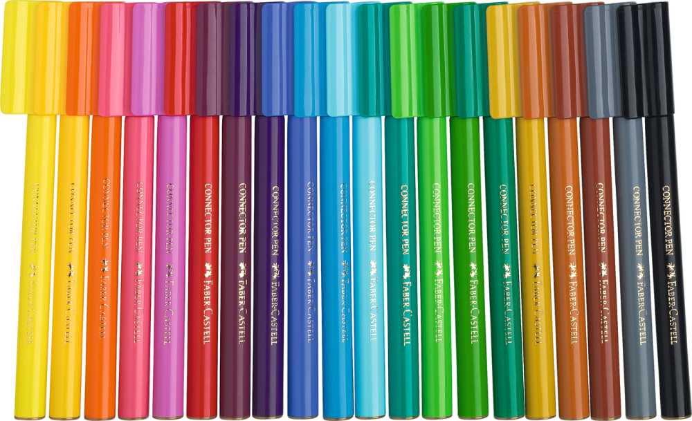Carioca 60 culori connector cut cadou faber-castell [4]