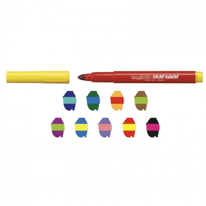 Carioci lavabile non toxice Carioca Color Change Magic, marker. [2]