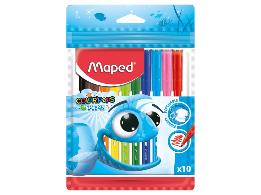Carioca Maped Color'Peps Ocean 10 culori/set [1]