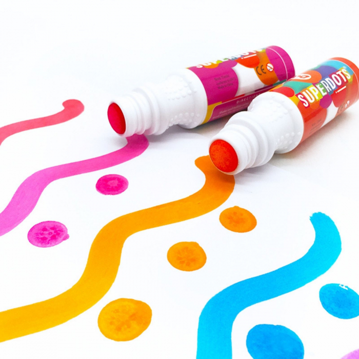 Carioci lavabile pentru colorat Do a Dot Makers set 8 culori. [3]