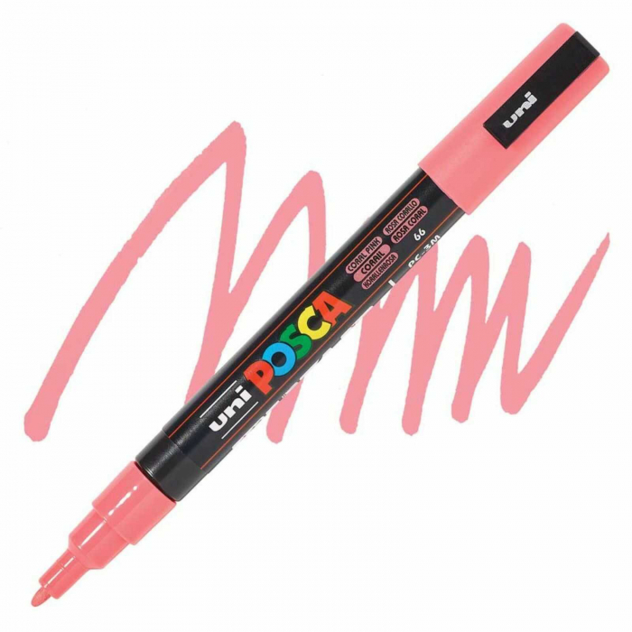 Carioci POSCA, Marker varf 0.9 - 1.3 mm, PC-3M, UNI - Micostore.ro [8]
