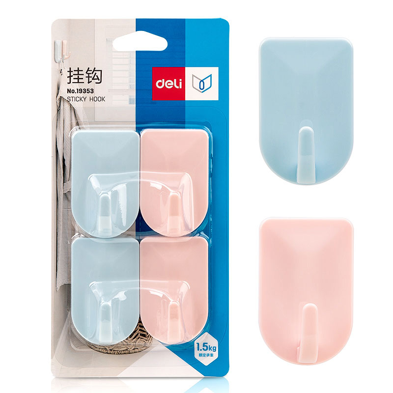 Carlig adeziv 1,5kg set 4 bucati color deli [2]