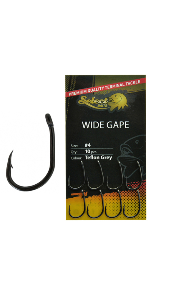 Carlige Select Baits Wide Gape Hooks #4 [3]